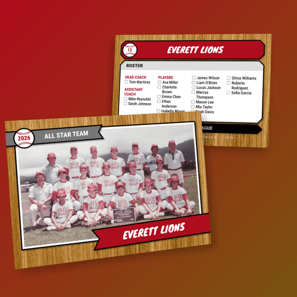 Wood Grain - Team card