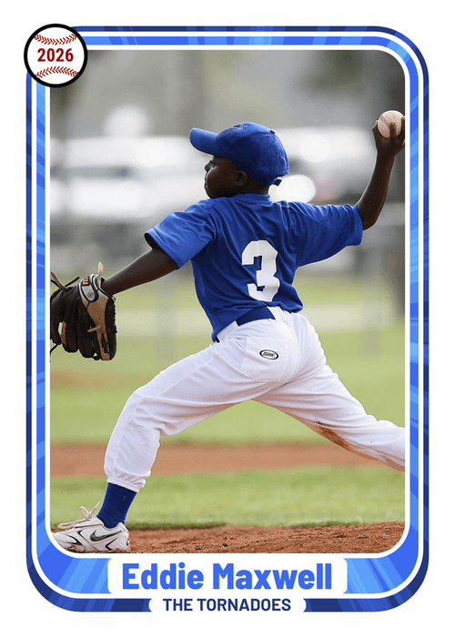 Ringer Baseball Card Design